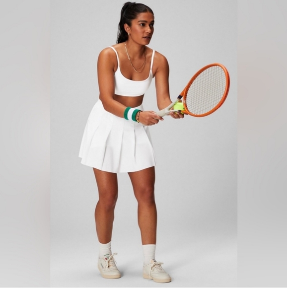 Fabletics Women's XXL Pleated With Built in Short Skort Pocket Preppy - Picture 6 of 8